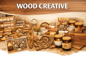Lasergesneden houten creaties — Wood Creative