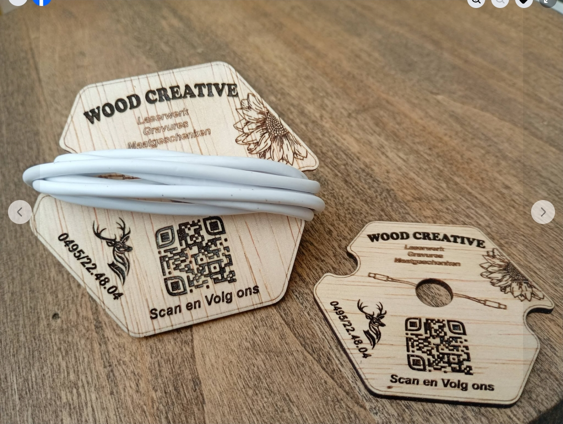 Wood Creative — lasergesneden creatie